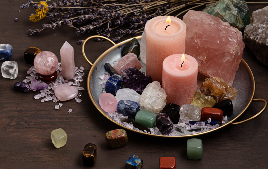 harmonizácia-očista-priestor-ochrana-očista-rituálne sviečky-energie-energetický štít-minerály- rituál-Anjelka 