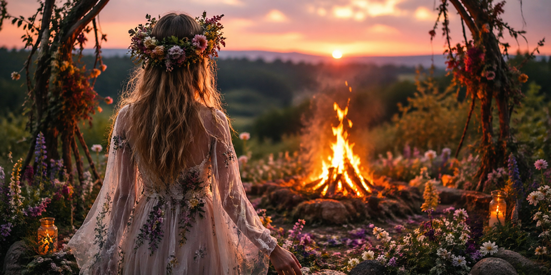 Beltane sviatok lásky a vášne – oslava života, oheň, tanec v kruhu a spojenie mužskej a ženskej energie