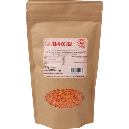 Červená šošovica lúpaná 500 g