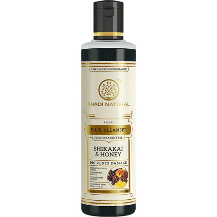 Bylinný vlasový šampón Shikakai & Med 210 ml
