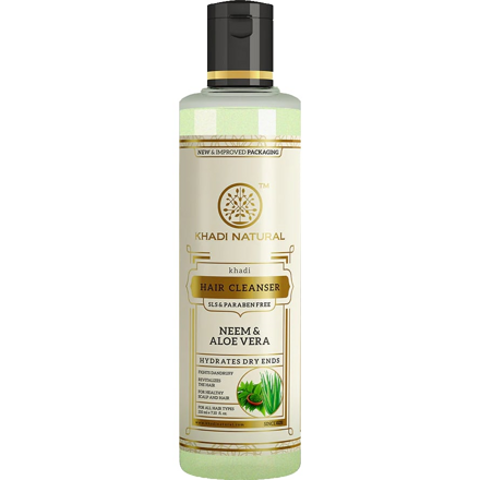 Bylinný vlasový šampón Neem & Aloe Vera 210 ml Khadi Natural