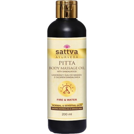 Ajurvédsky masážny olej Pitta so santalom 200 ml