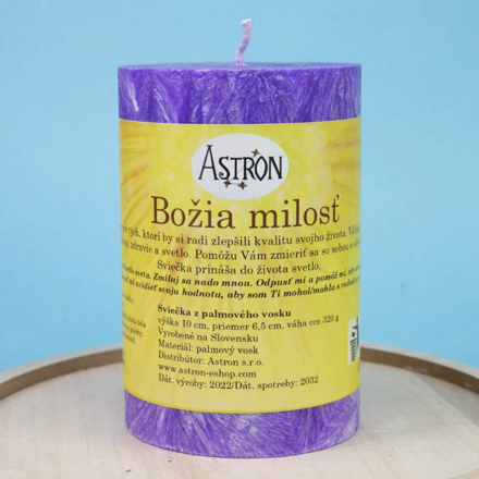 Božia milosť – palmová sviečka 10 cm