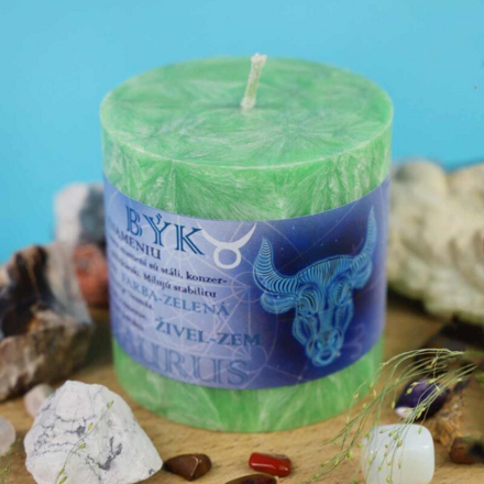 Býk – zverokruhová sviečka k znameniu, 315 g