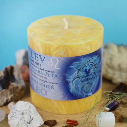 Lev – zverokruhová sviečka k znameniu, 315 g