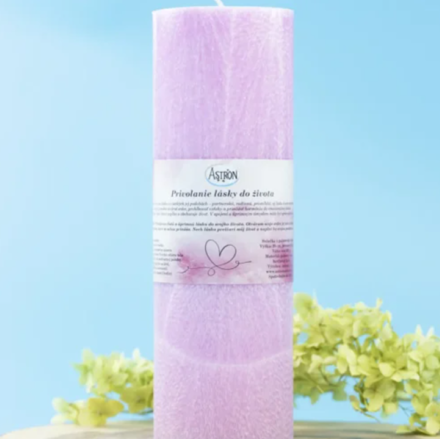 Rituálna sviečka – Privolanie lásky do života Rituálna sviečka – Privolanie lásky do života