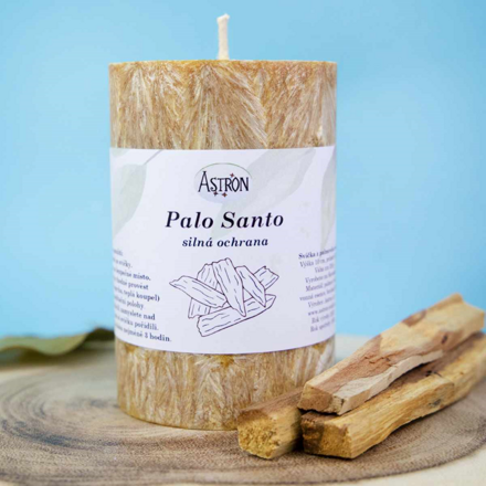 Balíček Ochrana: Sviečka Palo Santo a vykurovacie drievka