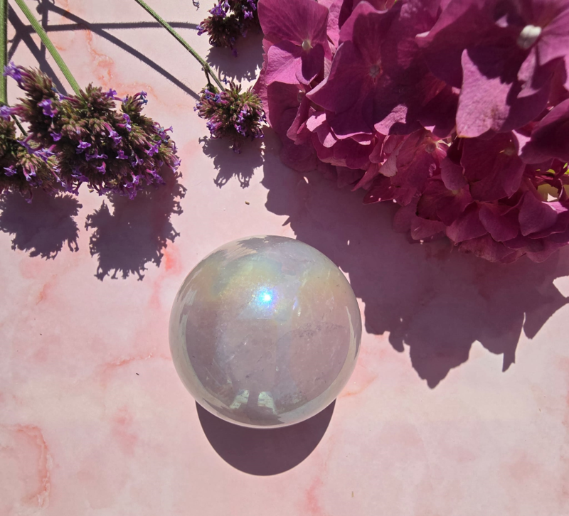 Aqua Aura Rose guľa 5 cm Aqua Aura Rose guľa 5 cm