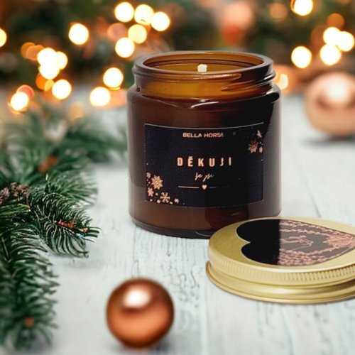 Sójová sviečka Ďakujem, že si - RoseGold 120 ml