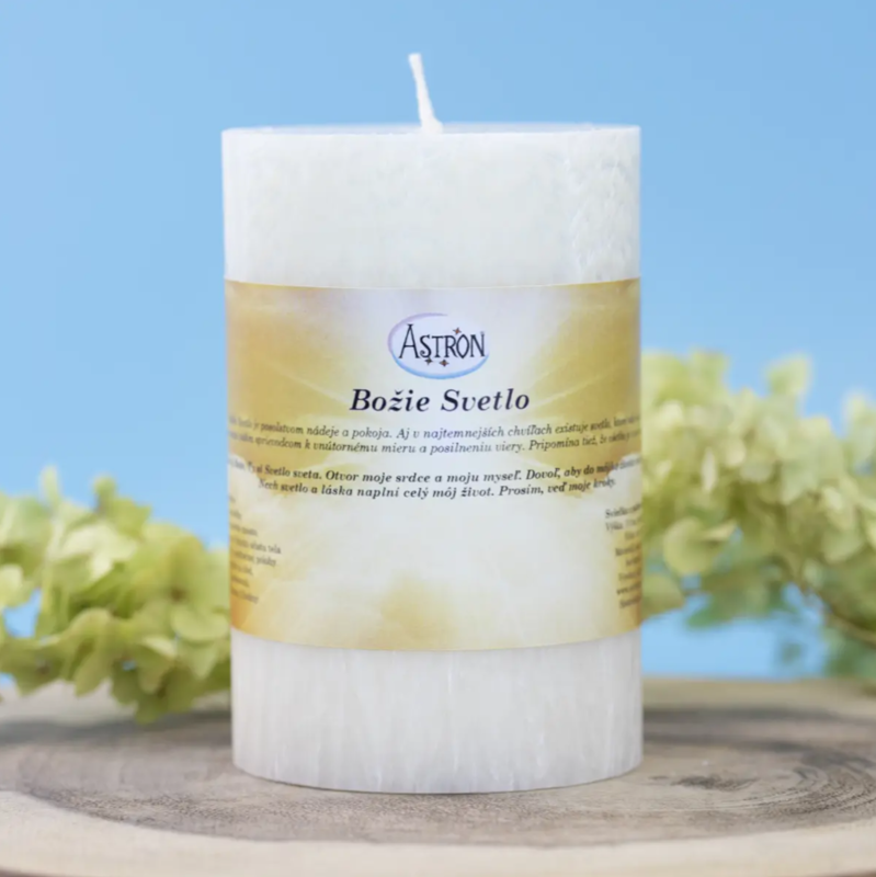 Božie svetlo – palmová sviečka 10 cm Božie svetlo – palmová sviečka 10 cm